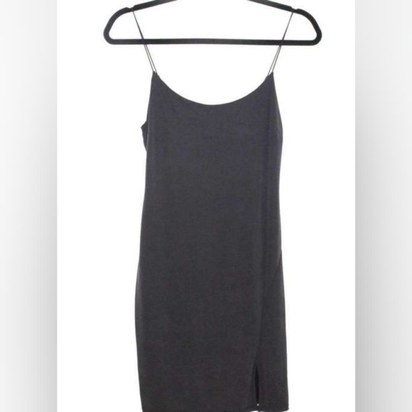 Urban Outfitters - Strappy Soho Cupro Bodycon Mini Dress | Size Medium, Black - Picture 10 of 15